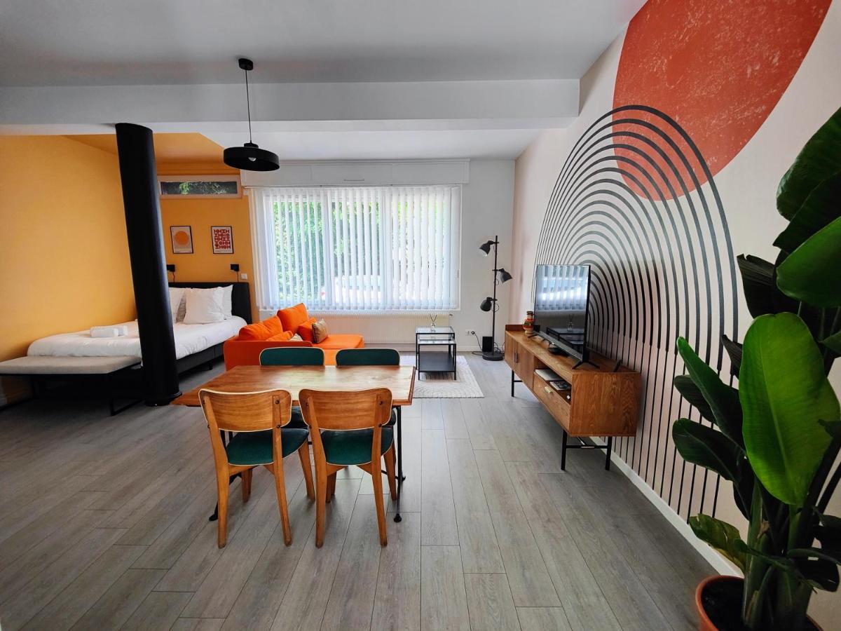 Le Rainbow - Grand Studio Avec Terrasse Dunkirk Eksteriør billede